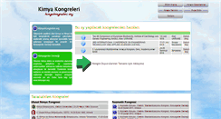 Desktop Screenshot of kimyakongreleri.org