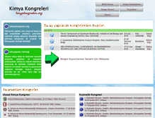 Tablet Screenshot of kimyakongreleri.org